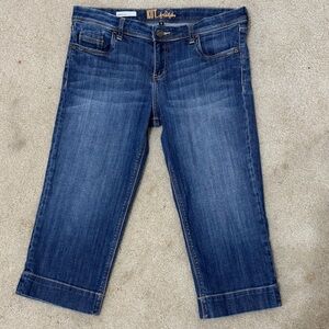 Kut from the Kloth Dark Wash Cropped Jeans